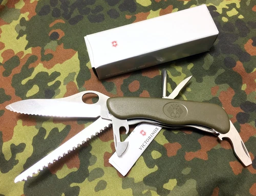 The Original Victorinox German Army Knife One Hand Trekker Multitool Swiss GAK 4