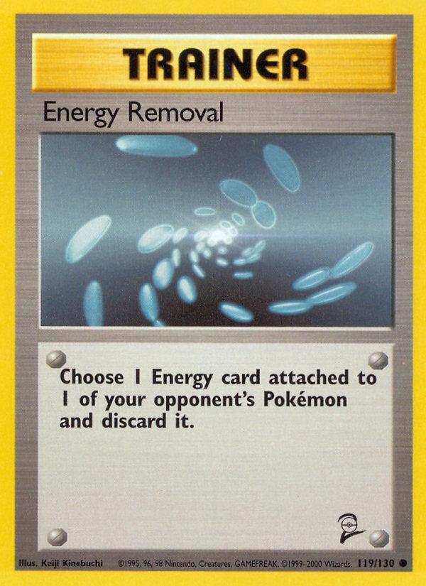 Pokemon  Energy Removal (119/131) Base Set 2 LP