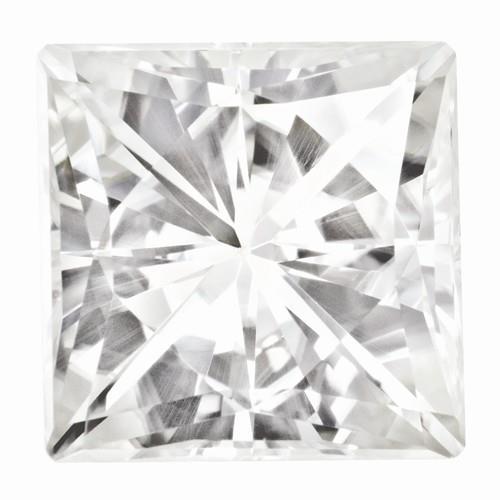 Princess Cut Moissanite Forever Brilliant 9mm Diameter tcw Loose  Stone