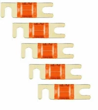 IMC Audio 50 Amp Mini ANL Fuse Gold for Car Audio Auto Marine Audio 5 Pack