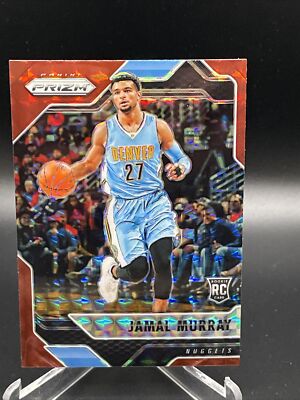 2016-17 Panini Prizm Mosaic Red Jamal Murray #42 Rookie RC Denver Nuggets