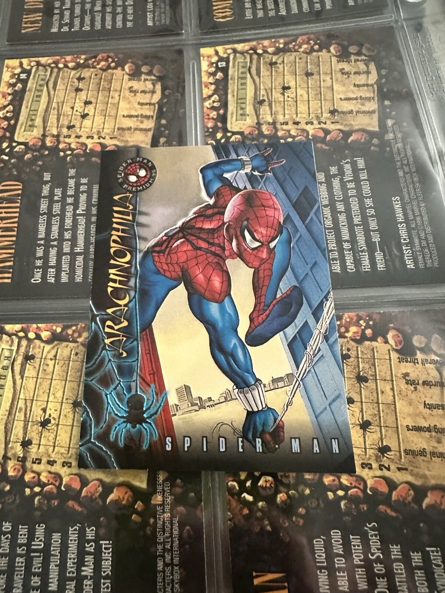 1996 Skybox Marvel Spider-Man Premium - Complete 100 Card Set | eBay