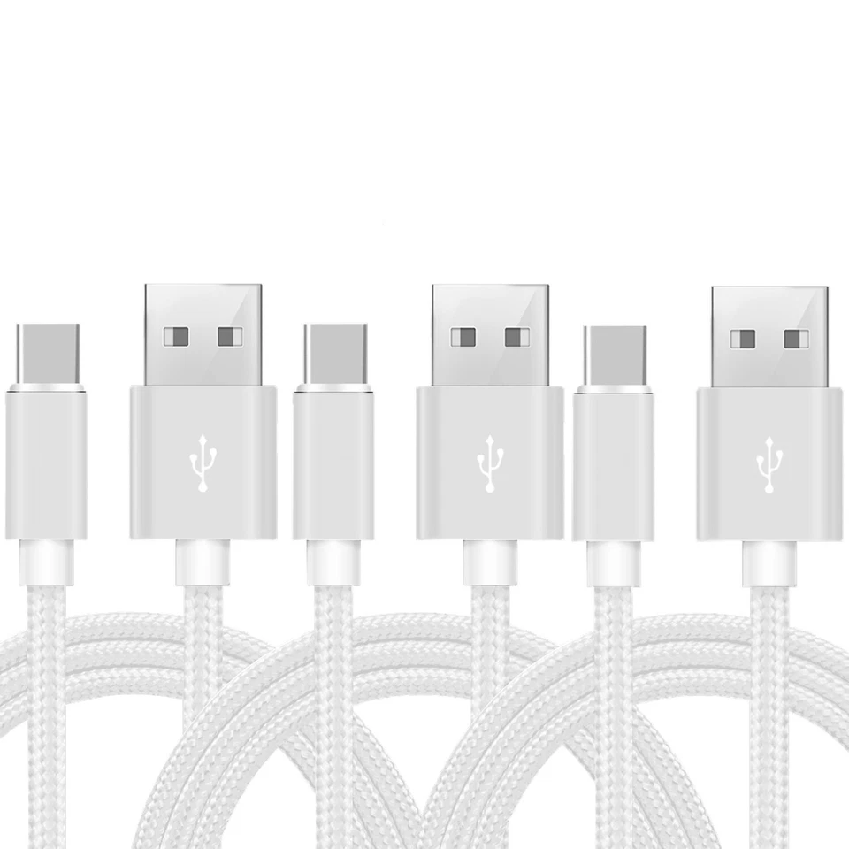3 Pack 6FT USB-A to USB-C Cable Fast Charge Type C Charging Cord Rapid Charger - Image 3 of 4