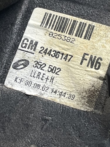 OPEL VECTRA C GTS 24436147 Rétroviseur de Porte Avant Droit 2.20 25348939 - Foto 5 di 5