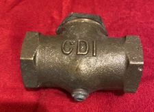 CDI Control In Line Check Valve 1 1/4" Preowned