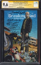 Breaking Bad CGC SS 9.6 Cast Signed x7 Odenkirk Mitte Esposito Mancada Cruz MOAR