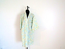 Vintage Christian Dior Neiman-Marcus Women Small Floral Robe Inner Tie and Front