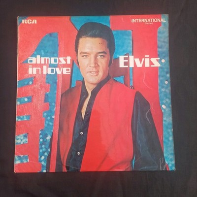 ELVIS PRESLEY- ALMOST IN LOVE- VINYL LP INTS 1206 UK 