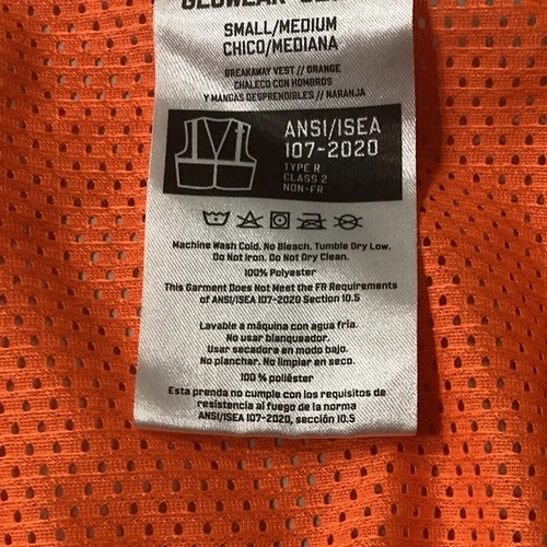 Qty 15 Ergodyne Hi-Vis Orange/Gray Mesh Reflective Vest S/M ANSI 107-2020 R2 image 2