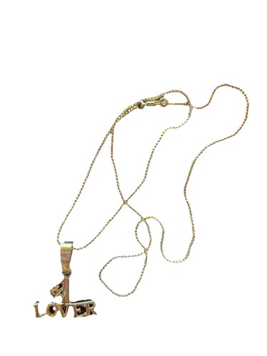 24k GOLD Plated Necklace Ventrone Chronicles #1 Lover