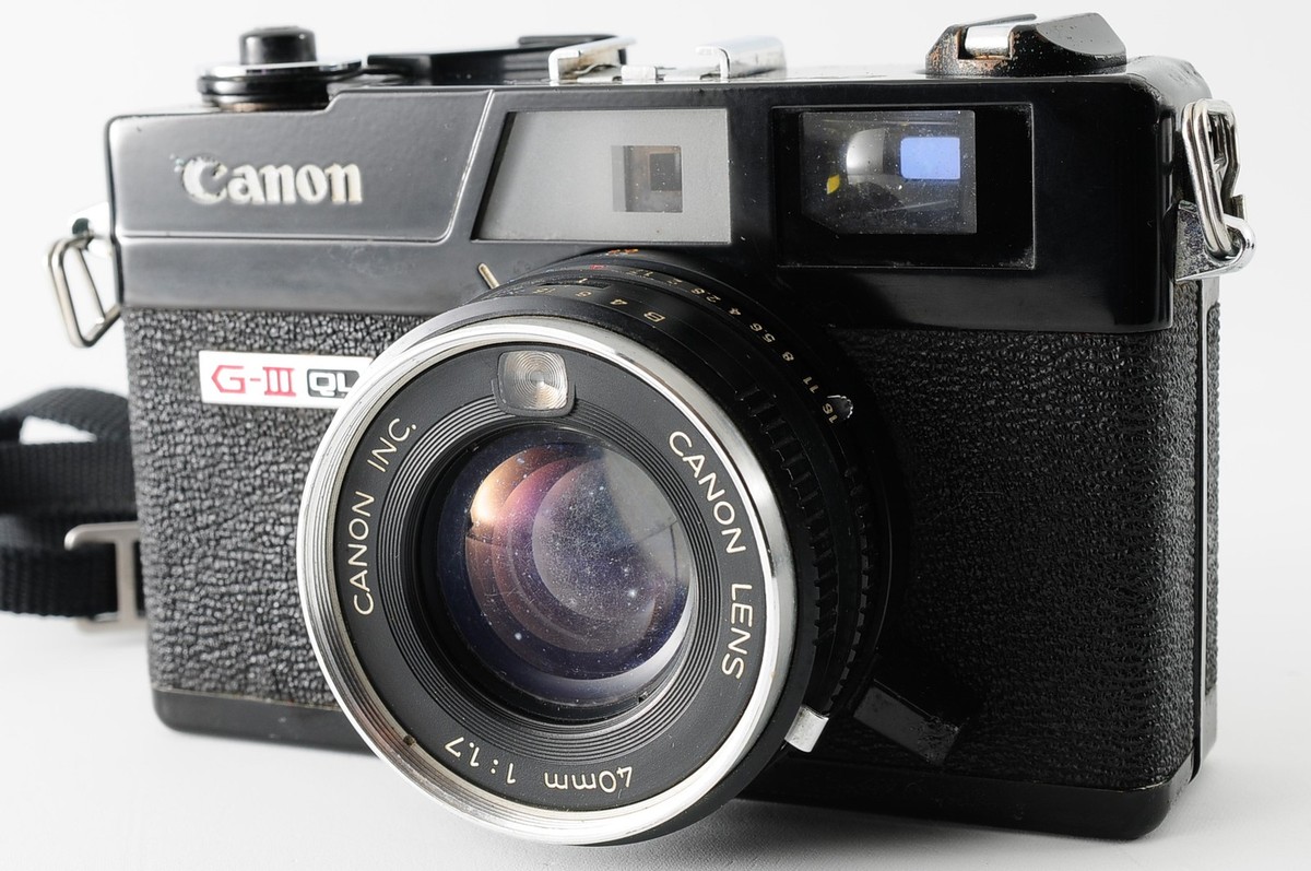 As-Is] Canon Canonet QL17 GIII Rangefinder Camera Black From