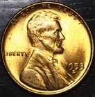 1953 D Lincoln Wheat Penny BU 1c US Coin Denver Mint