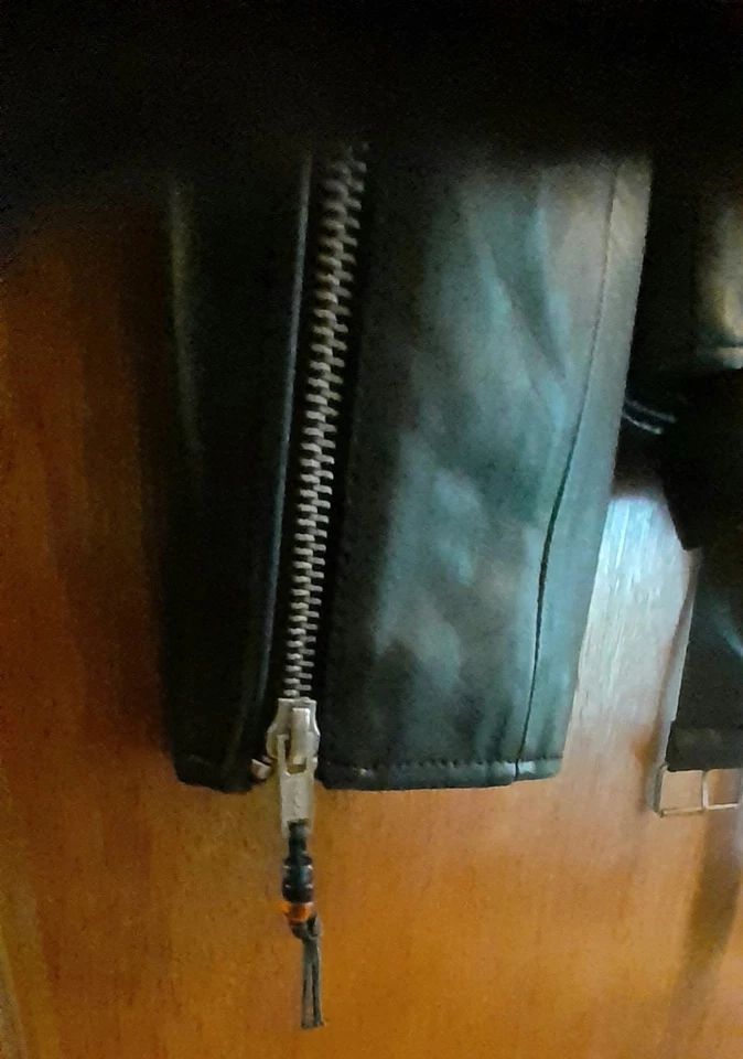 Leather Jacket BLK DNM Designer Biker Style Size L Brand New with Tags - Image 3 of 4