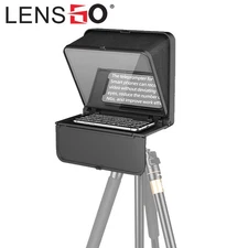 LENSGO TC7S Foldable Teleprompter for Android iPhone iPad Tablet Video Recording