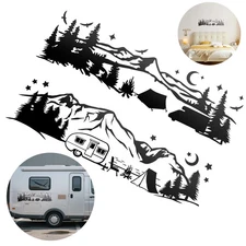 Outdoor Window Film Vinyl Decal Sticker for RV Camper Travel Car Graphics Wrap