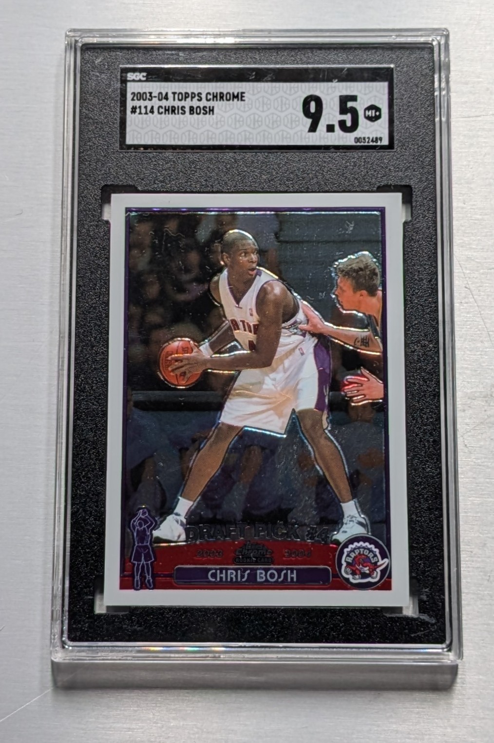 2003 Topps Chrome Chris Bosh #114 RC SGC 9.5