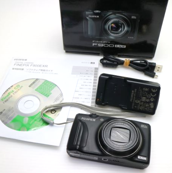 Fujifilm FinePix F Series F900EXR 16.0MP Digital Camera - Black