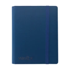 Vault X  Exo-Tec Strap 9-Pocket Binder Royal Blue - 360 Cards - New