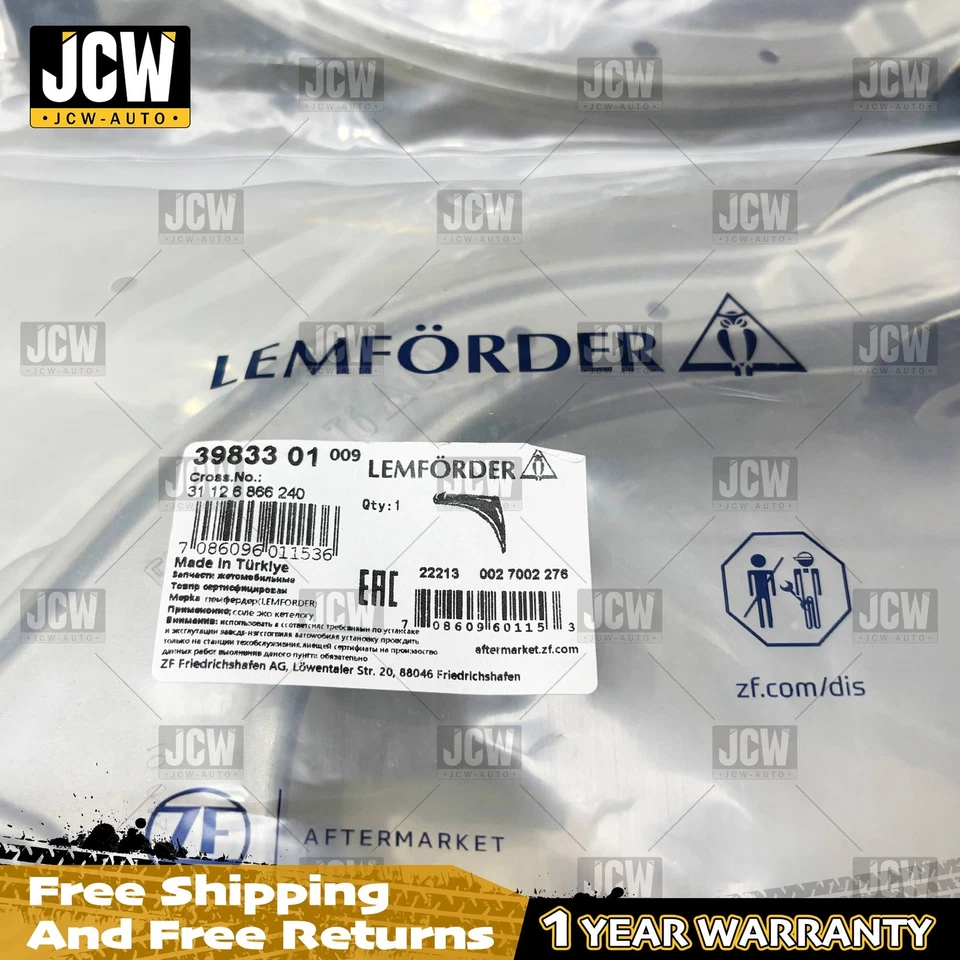 2X OEM Lemförder Front Upper Control Arms For BMW G30 G31 G32 540i 640i 530i 630 - Image 4 of 4