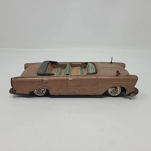 Made In Japan Bandai Vintage Tinplate Friction Toy Car Ford Taunus 17M De Luxe
