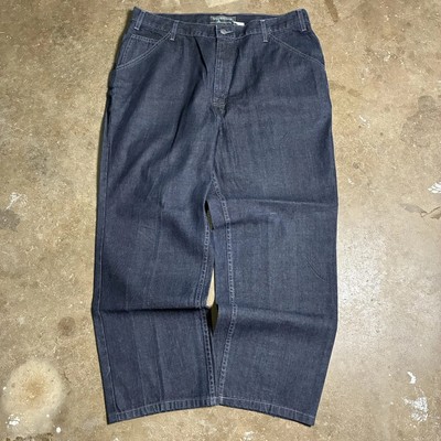Dark Blue Levi s Silvertab 90s USA Made Baggy Skater JNCO JYNX Jeans 38 X 31