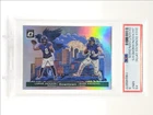 LAMAR JACKSON MARK ANDREWS 2024 DONRUSS OPTIC DOWNTOWN DUOS SSP PSA 9 Q5829