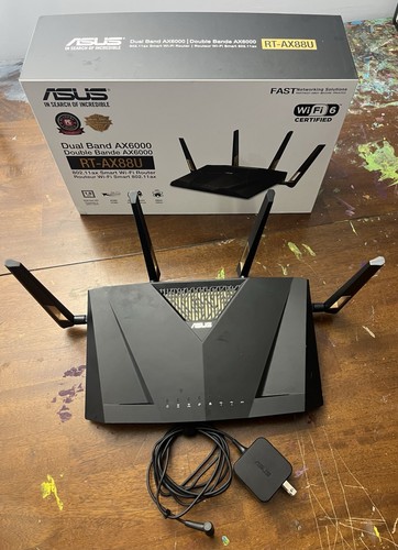 ASUS RT‑AX88U Pro AX6000 Dual‑Band 2.5 GbE WiFi 6 Performance Router