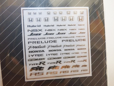 #ad Sticker métal logo HONDA 1 43 1 24 1 18 Hybrid NSX Jazz Prelude I Vtec Mugen ... $18.32