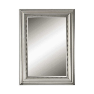 Uttermost 12005-B Stuart Silver 37 X 27 inch Wall Mirror