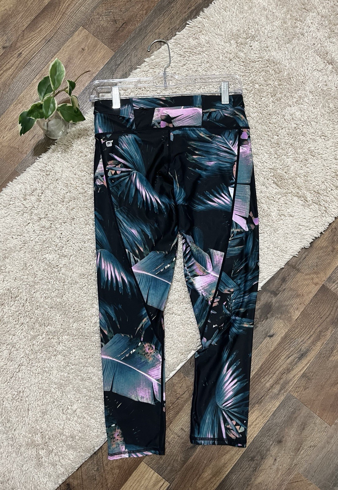 Fabletics Small Tropical Leaf Print High Waisted … - image 3