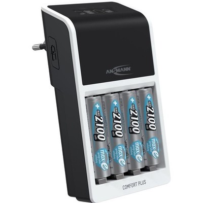 ANSMANN 1001-0094-01 NIBC-COMFORTPLUS-EU-4XAA2100-CB Akku-Ladegerät
