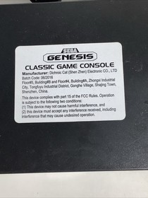AtGames Sega Genesis Classic Mini Game Console Only - Black