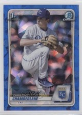2020 Bowman Chrome Draft Sapphire Edition Christian Chamberlain #BD-84 03sv