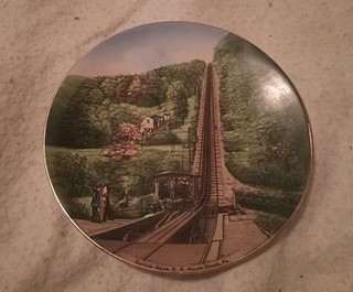 Souvenir China Circa 1910 Switch Back R.R. Mauch Chunk PA