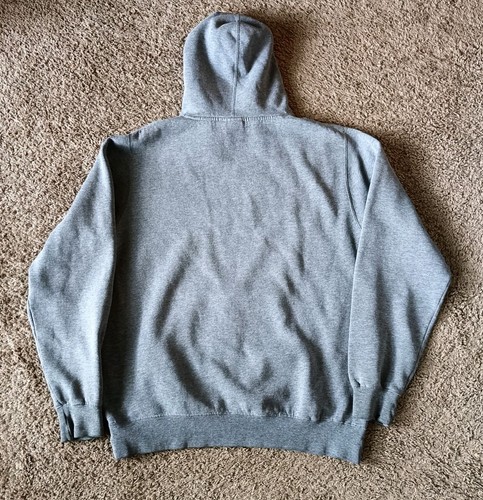 DC Shoes Felpa con Cappuccio Uomo Pullover Medio Grigio Manica Lunga Tasche - Foto 5 di 8
