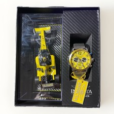 Invicta Special Edition Racing Car w/ Invicta Speedway Yellow 44mm 49374 Watch