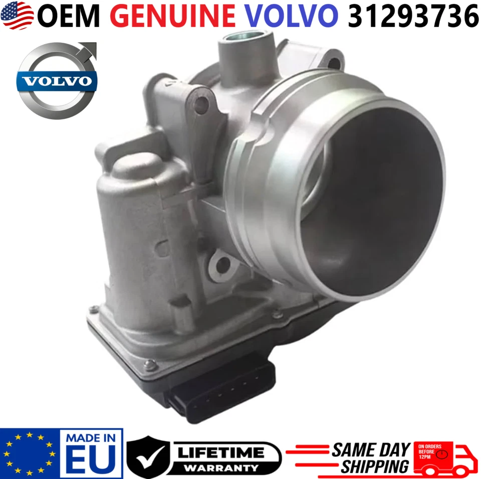 Cuerpo de acelerador GENUINO para Volvo S60 V60 XC40 XC60 XC90 2015-2025 2,0 L, 31293736 Foto 2 de 4
