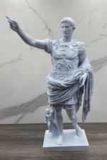 ROMAN SCULPTURE PRIMA PORTA AUGUSTUS 14.4 INCH/365 MM, MUSEUM REPRODUCTION