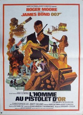 DER MANN MIT DER GOLDENEN WAFFE - JAMES BOND 007 - FRANZÖSISCHES FILMPLAKAT N...