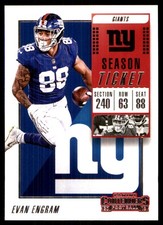 Evan Engram 2018 Panini Contenders #32 Giants NFL READ FREE SHIP AutographDen