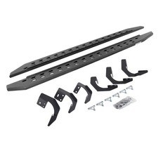 Go Rhino Running Board Side Step Black Steel Fits 2019-2025 Ram 1500 69430680ST