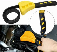 Effective Adjustable Rubber Strap Belt Wrench Tool Car Oil Water Filter Opener !