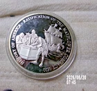 2007 History Of America Mayflower Compact Of 1620 20g .999 Silver Proof Coin