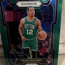 Panini 2023-24 Prizm Green Prizm Grant Williams #264 Mavericks Celtics
