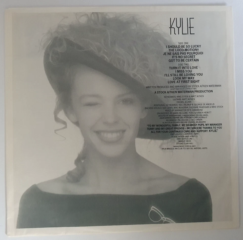 Kylie Minogue – Kylie (Vinyl, 1988), OIS, neuwertiger Zustand (NM) - Bild 3 von 4