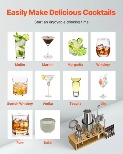 VEVOR Cocktail Shaker - Thumbnail 5