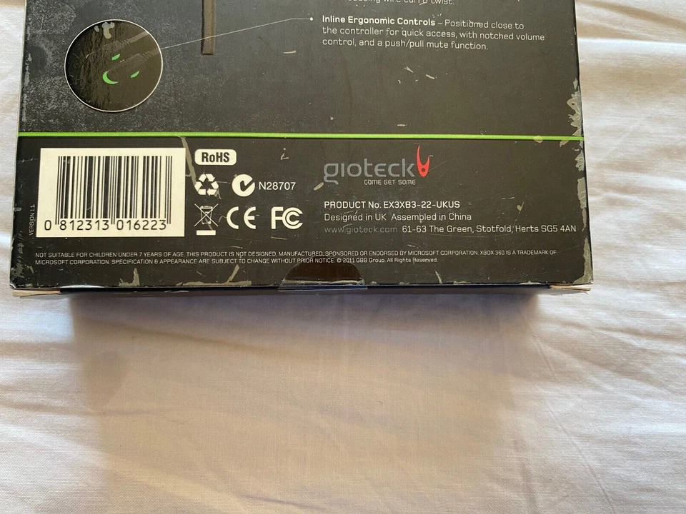 Gioteck Auriculares con Cable EX-03 Mensajero en Línea con Micro MICROSOFT... - Imagen 3 de 4