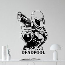 Deadpool Wall Decal Marvel Comics Superheroes Vinyl Sticker Decor Mural 97zzz