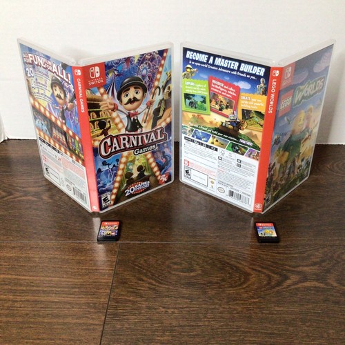 LEGO Worlds & Carnival Games (Nintendo Switch) CIB Complete - Picture 2 of 4
