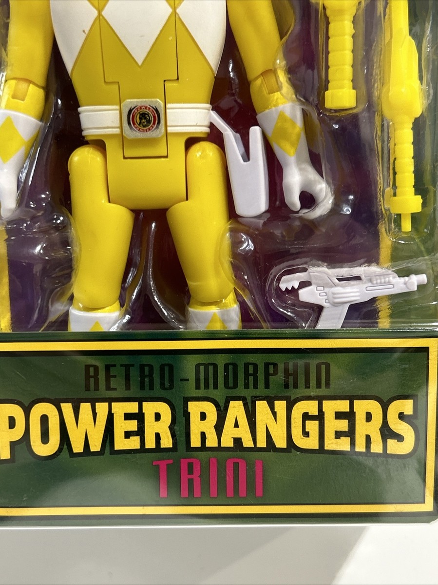 Figurine Power Rangers Mighty Morphin Trini (Ranger Jaune) 1994 - Neuve Sous Blister